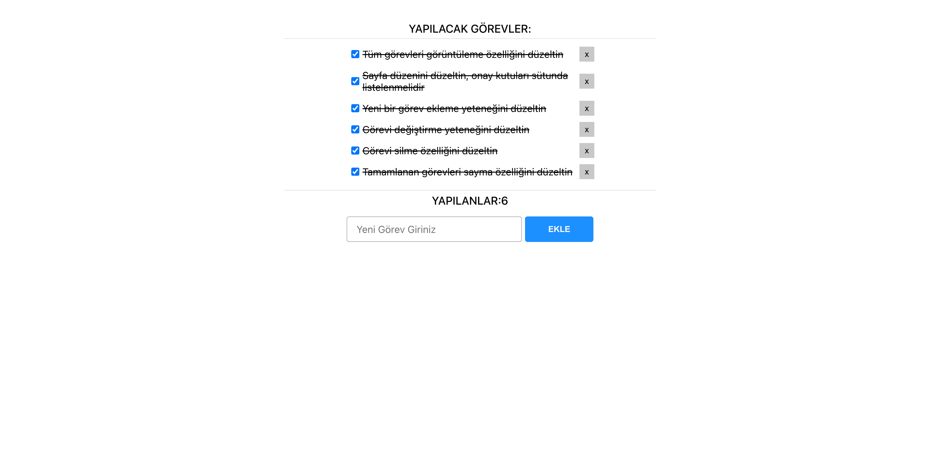Context API Todo List